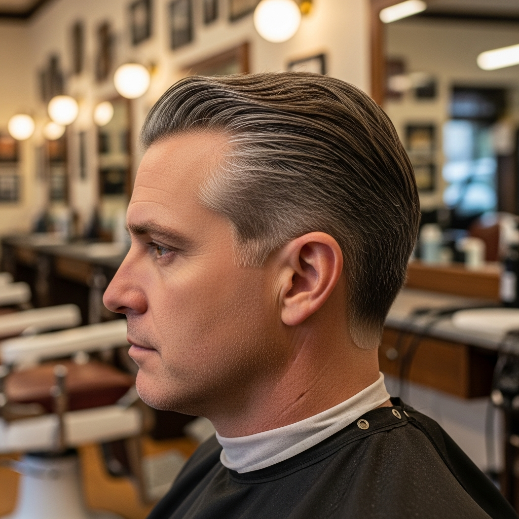 Conservative taper — clean and refined